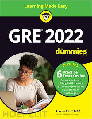 woldoff ron - gre 2022 for dummies with online practice