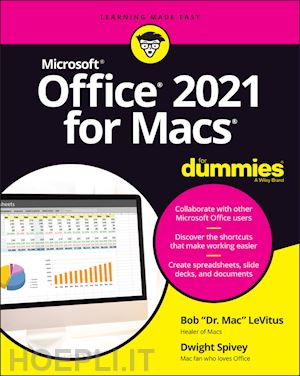 levitus bob; spivey dwight - office 2021 for macs for dummies