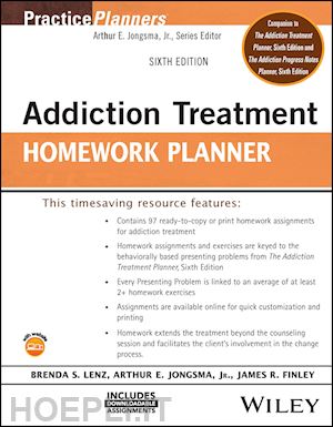 lenz bs - addiction treatment homework planner, sixth edition