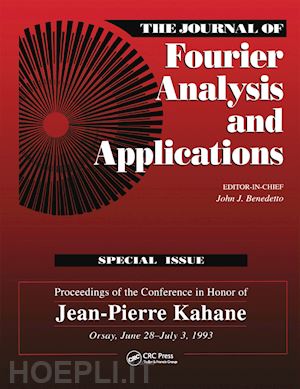 benedetto john j. - journal of fourier analysis and applications special issue