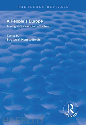 konstadinidis stratos v. (curatore) - a people's europe