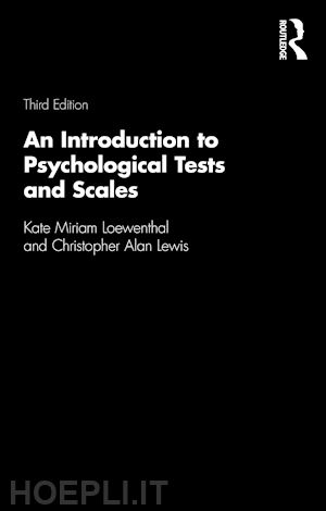 loewenthal kate miriam; lewis christopher alan - an introduction to psychological tests and scales