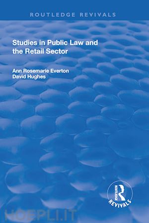 everton ann r; hughes david j - studies in public law and the retail sector