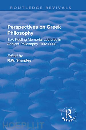 sharples r. w. (curatore) - perspectives on greek philosophy