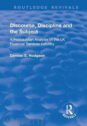 hodgson damian e. - discourse, discipline and the subject