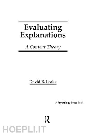 leake david b. - evaluating explanations