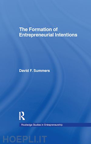 summers david f. - forming entrepreneurial intentions