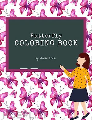 sheba blake - butterfly coloring book for teens (printable version)