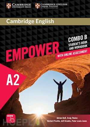 doff adrian; thaine craig; puchta herbert - cambridge english empower. level a2 combo b with online assessment