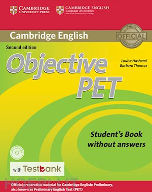 hashemi luoise; thomas barbara - objective pet - student's book without ansewrs