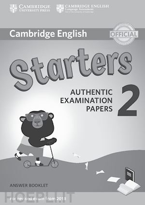 - cambridge english young learners starters 2 - answer booklet