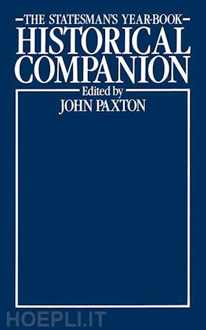 paxton john - the statesman’s year-book historical companion