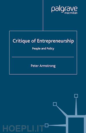 armstrong peter - critique of entrepreneurship