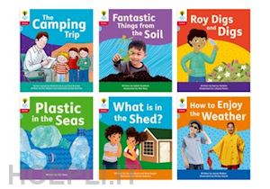 shipton paul; rushton abbie; heddle becca; hunt jilly; burchett jan; vogler sara; walker jonny - oxford reading tree: floppy's phonics decoding practice: oxford level 4: mixed pack of 6