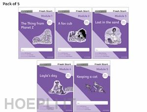 munton gill; rushton abbie; miskin ruth (curatore) - read write inc. fresh start: 2024 modules 1-5 - pack of 5