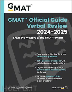 gmac - gmat official guide verbal review 2024–2025: book + online question bank