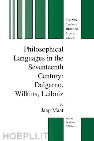maat jaap - philosophical languages in the seventeenth century