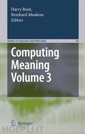 bunt harry (curatore); muskens reinhard (curatore) - computing meaning