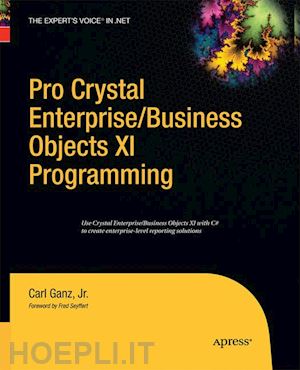 ganz carl - pro crystal enterprise / businessobjects xi programming