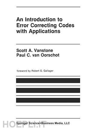 vanstone scott a.; van oorschot paul c. - an introduction to error correcting codes with applications