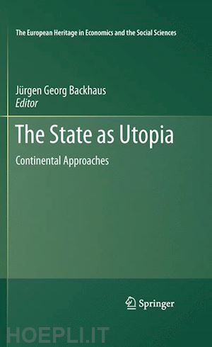 backhaus jürgen (curatore) - the state as utopia