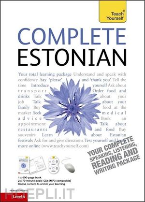 aa.vv. - complete estonian - book + audio cds/mp3