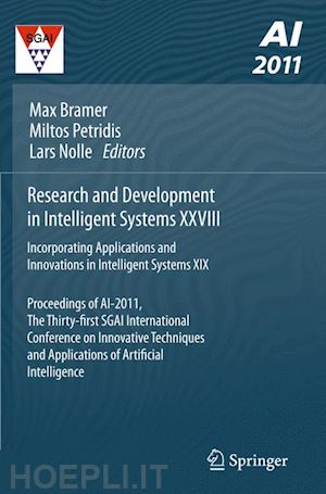 bramer max (curatore); petridis miltos (curatore); nolle lars (curatore) - research and development in intelligent systems xxviii