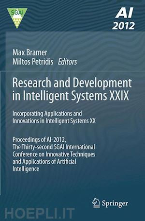 bramer max (curatore); petridis miltos (curatore) - research and development in intelligent systems xxix