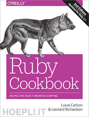 carlson lucas; richardson leonard - ruby cookbook 2e