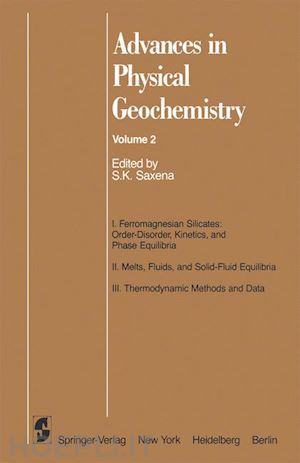 saxena surendra k. (curatore) - advances in physical geochemistry