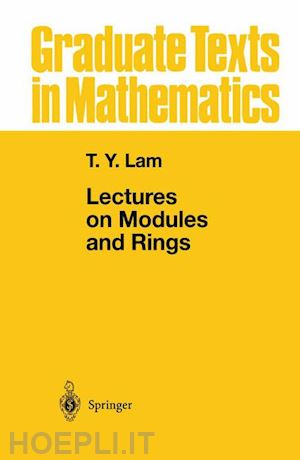 lam tsit-yuen - lectures on modules and rings