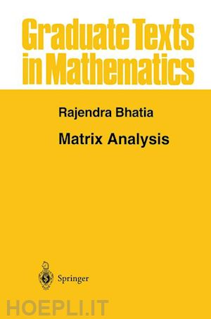 bhatia rajendra - matrix analysis