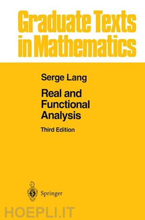 lang serge - real and functional analysis