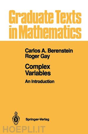 berenstein carlos a.; gay roger - complex variables