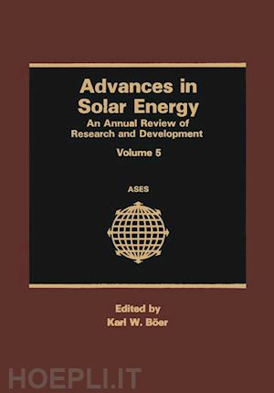 böer karl w. (curatore) - advances in solar energy