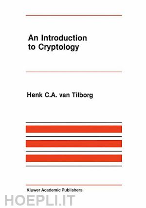 van tilborg henk c.a. - an introduction to cryptology