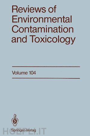 us environmental protection agency office of drinking waterhealth advisories (curatore) - reviews of environmental contamination and toxicology
