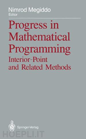 megiddo nimrod (curatore) - progress in mathematical programming