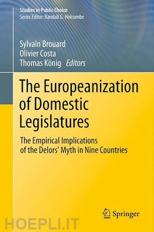 brouard sylvain (curatore); costa olivier (curatore); könig thomas (curatore) - the europeanization of domestic legislatures