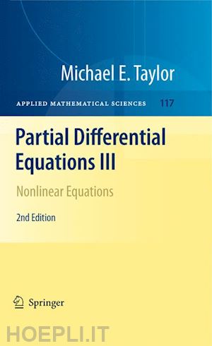 taylor michael e. - partial differential equations iii