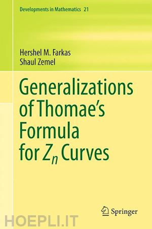 farkas hershel m.; zemel shaul - generalizations of thomae's formula for zn curves