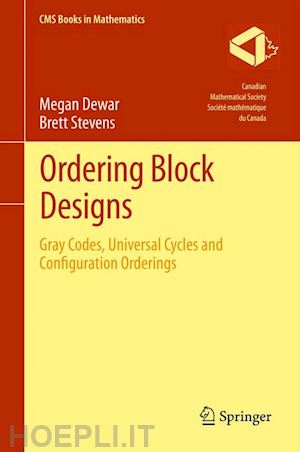 dewar megan; stevens brett - ordering block designs