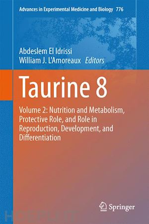 el idrissi abdeslem (curatore); l'amoreaux william j. (curatore) - taurine 8