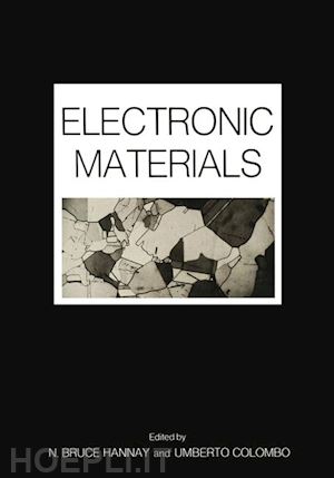 hannay n. (curatore) - electronic materials