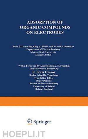 damaskin boris - adsorption of organic compounds on electrodes