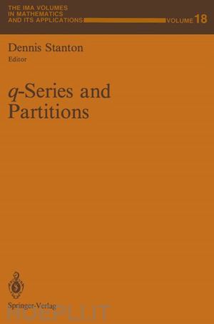 stanton dennis (curatore) - q-series and partitions