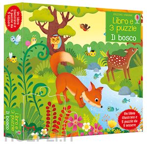 taplin sam - il bosco. libro e 3 puzzle. ediz. a colori. con 3 puzzle