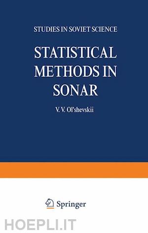 ol shevskii v. v. - statistical methods in sonar