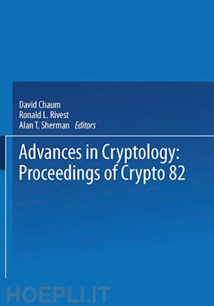 chaum david (curatore) - advances in cryptology