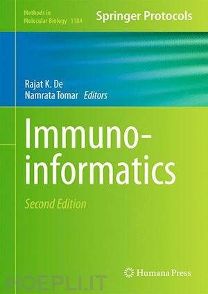 de rajat k. (curatore); tomar namrata (curatore) - immunoinformatics